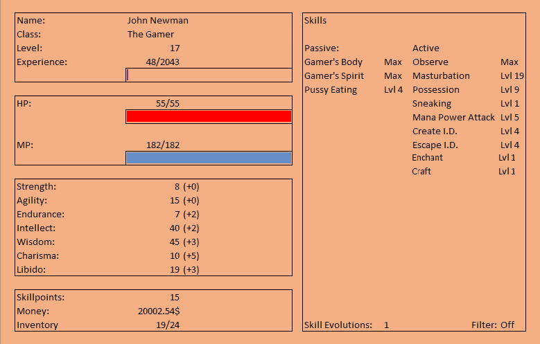 John Newman Chapter 31 Sheet
